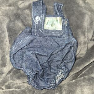 Cabbage Patch Denim Overall Short Alls‎ Blue Jean Original Vintage 1983